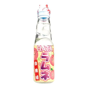 Ramune Japanese Lemonade White Peach Flavor 200ML