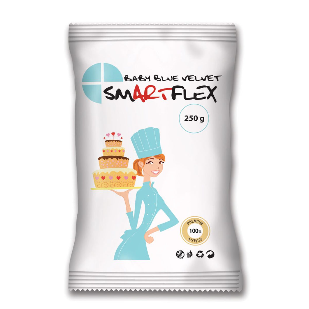 SmartFlex Baby Blue Velvet Sugar Paste 250g