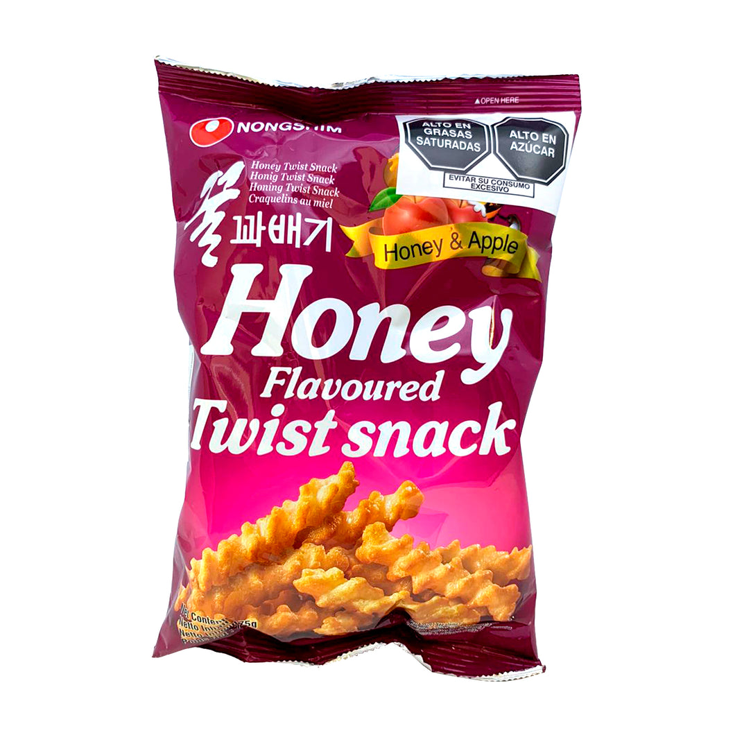 Snack twist goût miel pomme - 75G (NONGSHIM)