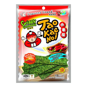 Crispy and seasoned nori seaweed snack - spicy taste 32G (TAO KAE NOI)