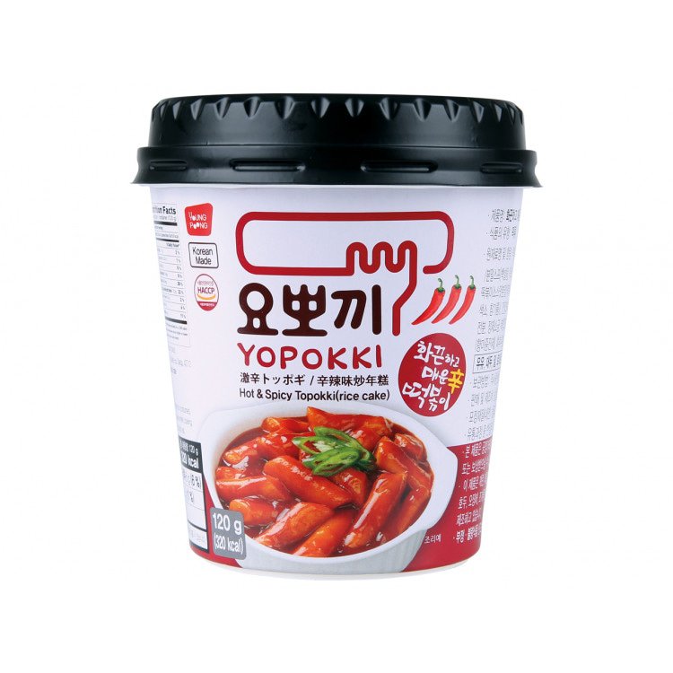 Yopokki hot and spicy halal 140G