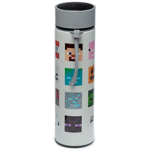 Bouteille thermo avec thermomètre digital - Personnages Minecraft 450ML