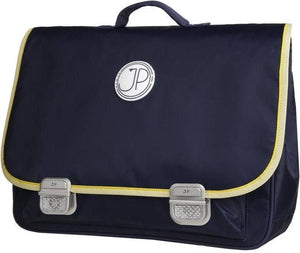Boy's "Young first" navy blue satchel
