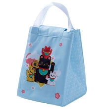 Load image into Gallery viewer, Foldable insulated lunch bag Maneki Neko - lucky cat maneki
