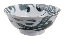 Load image into Gallery viewer, JAPANESE BOWL GRAY DRAGON PATTERN

