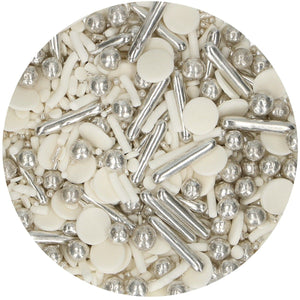 FunCakes Medley Paillettes - Silver Chic - 65g