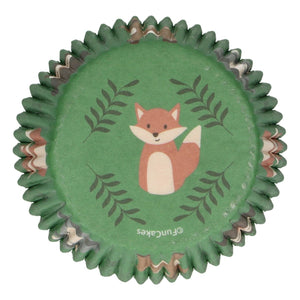 FunCakes Cupcake Cases -Forest Animals- pk/48 