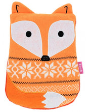 Load image into Gallery viewer, Microwavable fox hot water bottle
