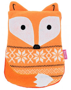 Microwavable fox hot water bottle