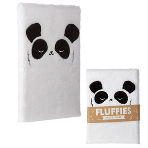Fluffies note pad - Panda notebook