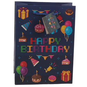 "Happy Birthday Game Over Gamer" Gift Bag (Medium)