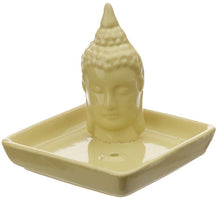 Load image into Gallery viewer, Burner for incense cones or sticks - Buddha (several colors, random)
