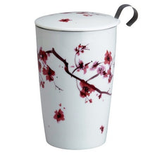 Charger l&#39;image dans la galerie, Tisanière porcelaine cerisier en fleur 350ml - Teave
