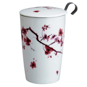 Tisanière porcelaine cerisier en fleur 350ml - Teave