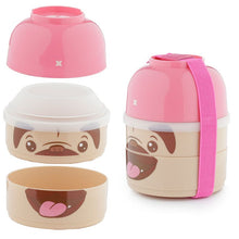 Load image into Gallery viewer, Compartmentalized Round Bento Lunch Box - Carlin Dog
