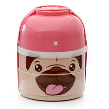 Load image into Gallery viewer, Compartmentalized Round Bento Lunch Box - Carlin Dog
