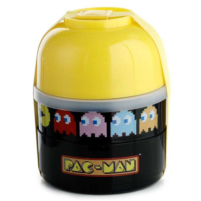 Boîte repas bento ronde empilée - Pac-Man