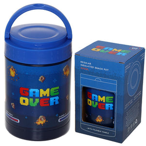 Stainless Steel Snack Box 500ml - Game Over