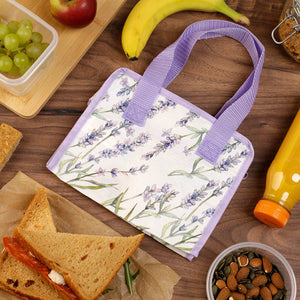 "Pick of the Bunch" Insulated Lunch Bag - Lavender Flowers