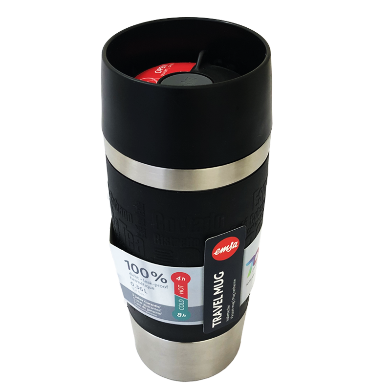 Black insulated mug 36 CL EMSA 