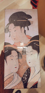 Box of 5 Pairs of White Geisha Chopsticks - Tokyo Design Studio