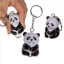 Load image into Gallery viewer, PANDA SQUEEZ KEYRING
