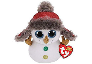TY Beanie Boo's Medium -Buttons the Snowman 