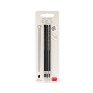 Refill for erasable pen LEGAMI - black ink 3 PCS