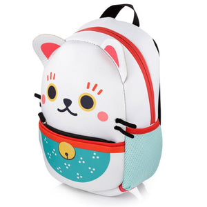 Neoprene children's backpack Maneki Neko