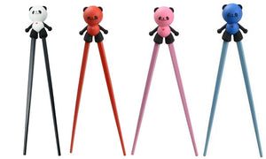 Pair of learning chopsticks for children - Panda (several colors)