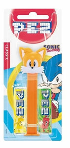 Bonbons PEZ Sonic avec recharge aux fruits - 8,5G, 3 designs disponibles (aléatoire)