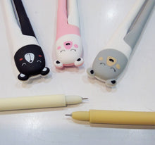 Load image into Gallery viewer, SET OF 2 CUTE BEAR PENS WITH BLACK INK

