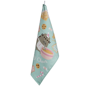 Pusheen the Cat Kitchen Towel - Christmas Vacation