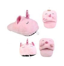 Load image into Gallery viewer, Pink Unicorn Giant Slippers
