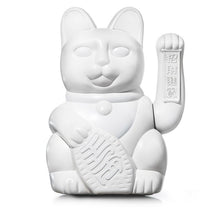 Load image into Gallery viewer, Maneki Neko lucky cat - White, H 30 cm
