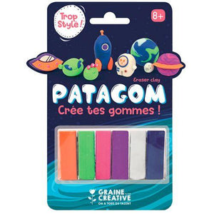 PATAGOM modeling gum kit - several styles (GRAINE CREATIVE) 6*25g
