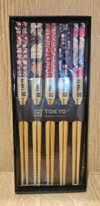 Crane Box 5 Pairs of Chopsticks - Tokyo Design Studio