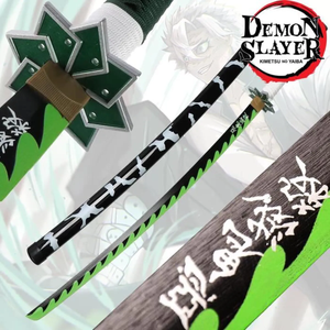 Katana 103cm replica Demon Slayer (pillar of mist: Muichirō Tokitō)