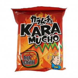 KARAMUCHO Spicy Wavy Japanese Crisps - Hot Chili 60G (KOIKEYA)