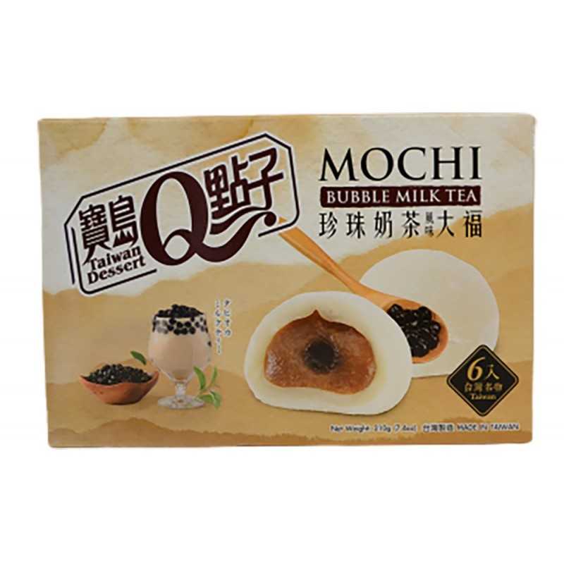 Japanese mochi - Bubble Milk Tea by 6 - 210gr