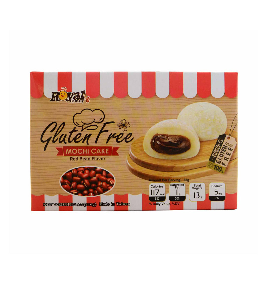 Gluten free mochi x6 - red beans 210G (ROYAL FAMILY)