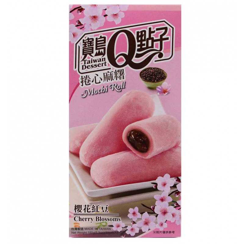 Mochi roll x5 - cherry blossoms and red beans 150G (TAIWAN DESSERT Q)