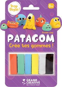 PATAGOM modeling gum kit - several styles (GRAINE CREATIVE) 6*25g