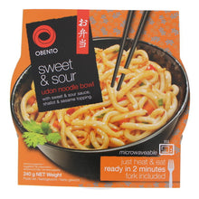 Load image into Gallery viewer, Instant udon noodles in a bowl - sweet &amp; sour (OBENTO) 240 G
