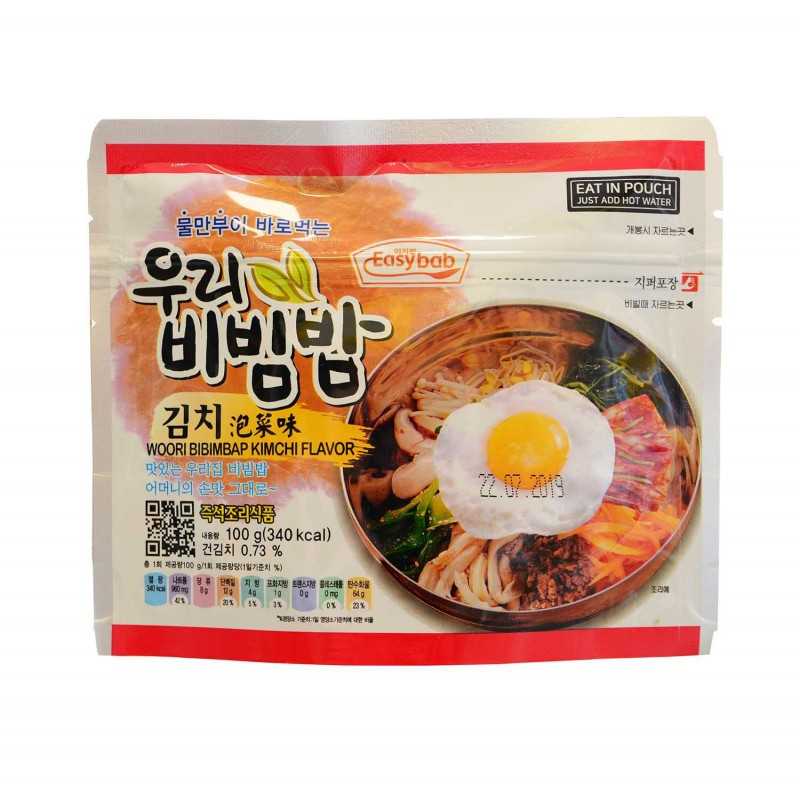 Bibimbap riz instantané - au kimchi (EASYBAB) 100G