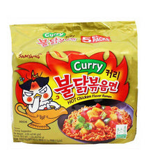 Charger l&#39;image dans la galerie, Hot chicken -  BULDAK - CURRY Pack de 5 (SAMYANG)
