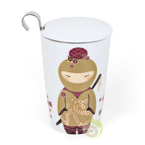 Golden ninja porcelain teapot 350ml - Teave