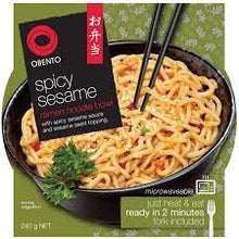 Load image into Gallery viewer, Instant ramen noodles in a bowl - spicy sesame (OBENTO) 240 G
