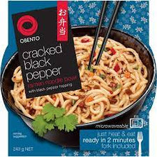 Load image into Gallery viewer, Instant ramen noodles in a bowl - cracked black pepper (OBENTO) 240 G
