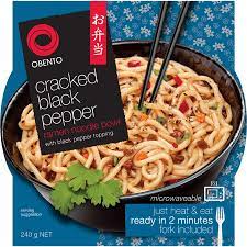 Instant ramen noodles in a bowl - cracked black pepper (OBENTO) 240 G